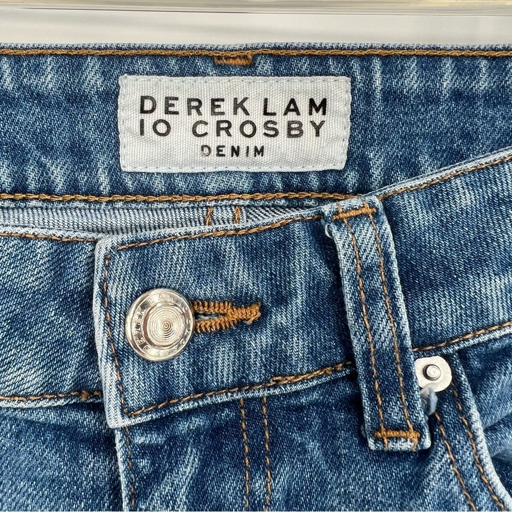 Derek Lam Devi Patchwork Mid Rise Authentic Skinn… - image 6